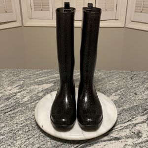 Capelli New York Rubber Boots, Black, Size 6